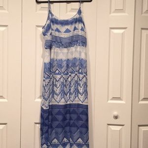 Blue maxi dress